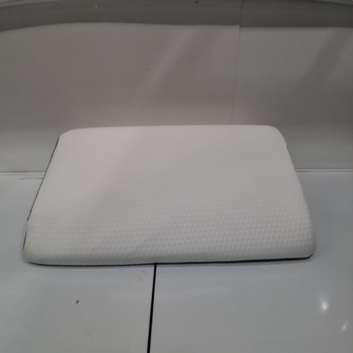 REDLUXE PREMIUM MEMORY FOAM BED WEDGE WITH SIDE POCKETS AND WASHABLE COVER - 24" X 24" X 10" - WHITE/GREY image 3