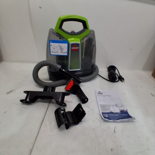 BISSELL LITTLE GREEN PORTABLE DEEP CLEANING VACUUM - 37OZ TANK MAX - GREEN/GREY (MODEL : 2513B) image 3