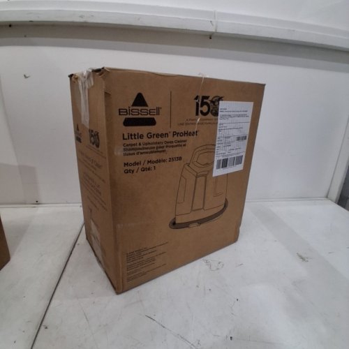 BISSELL LITTLE GREEN PORTABLE DEEP CLEANING VACUUM - 37OZ TANK MAX - GREEN/GREY (MODEL : 2513B) image 5