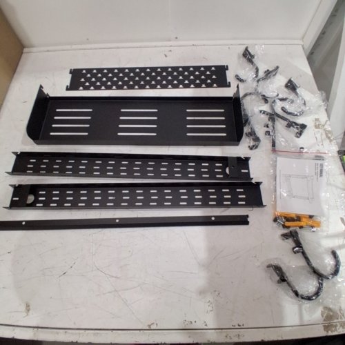 ONETIGRIS STAINLESS STEEL TACTICAL GUN AND GEAR RACK - 21.5" X 2.8" X 22.1"/80LBS CAPACITY - BLACK (MODEL: ‎NS-ZWR12) image 2
