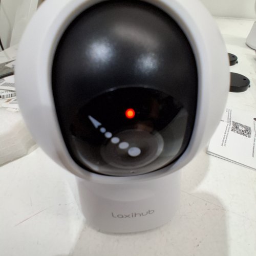 2PK LAXIHUB 360° VIEW 2K SMART CAMERA WITH PHONE APP, PAN/TILT, MOTION/SOUND DETECTION, NIGHT VISION & TWO-WAY AUDIO - WORKS WITH ALEXA (MODEL: P2T-2PC) image 2