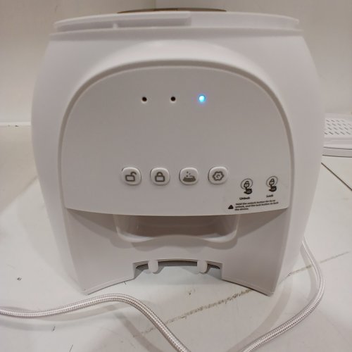 DUDUPET AUTOMATIC PET FEEDER, TIMED DRY FOOD DISPENSER - 6 MEALS, PROGRAMMABLE, PORTION FEED - CATS & DOGS - 5L - WHITE image 2