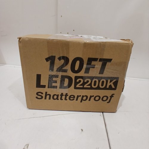 OHLUX OUTSIDE SHATTERPROOF STRING LED LIGHTS - 120FT - 2200K - BLACK image 4