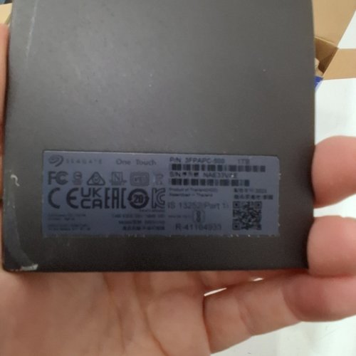 SEAGATE EXTERNAL HARD DRIVE - 1 TB - BLACK image 2