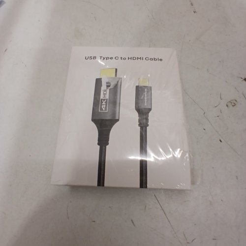 2PK SILKLAND 4K USBC TO HDMI CABLE - 6FT - GREY image 3