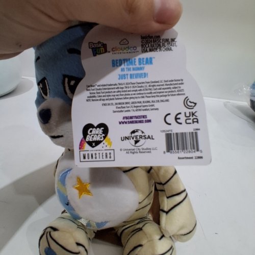 CARE BEARS X MONSTERS PLUSH TOY - BLUE / CREAM (STYLE: BEDTIME BEAR AS THE MUMMY) image 2