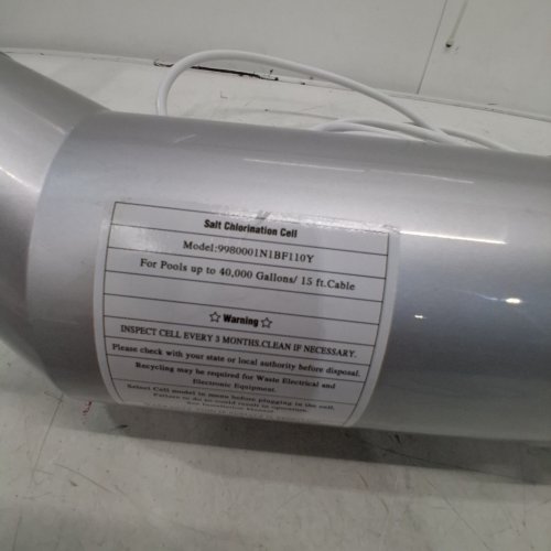 REPLACEMENT T-15 SALT CHLORINATION CELL FOR HAYWARD W3T-CELL-15 - COMPATIBLE WITH AQUARITE/AQUATROL/PROLOGIC/AQ-LOGIC FIRMWARE 1.50+, UP TO 40000GAL POOLS - GREY (MODEL: 9980001N1BF110Y) image 2