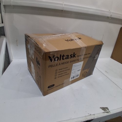 VOLTASK CORDLESS ELECTRIC SNOW SHOVEL WITH 1 BATTERY AND CHARGER - 13" / 24V - BLACK/ORANGE (MODEL: CSS001-130OR) image 6