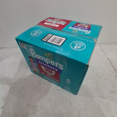 56PK PAMPERS CRUISERS 360° FIT DISPOSABLE TAPE-FREE DIAPERS - SIZE 5 (27+LBS) image 3