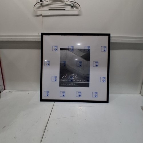 AMERICAN FLAT PICTURE FRAME - 24" X 24" - BLACK image 2