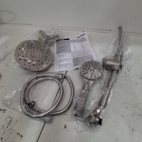 MOEN ENGAGE MAGNETIX 6-SETTING HANDSHADOW & RAINSHOWER WITH SLIDE BAR - BRUSHED NICKEL (MODEL: 28501SRN) image 2