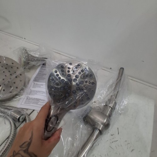 MOEN ENGAGE MAGNETIX 6-SETTING HANDSHADOW & RAINSHOWER WITH SLIDE BAR - BRUSHED NICKEL (MODEL: 28501SRN) image 3