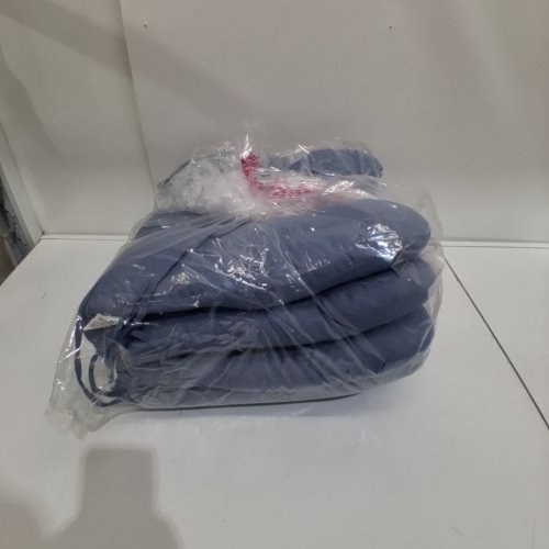 2PK CHAIR CUSHIONS WITH THICKENED SEAT - 33.5" X 17.5" - BLUE image 4