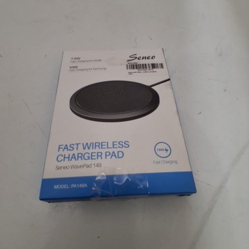 SENEO WAVEPAD FAST WIRELESS CHARGER PAD - 15W - BLACK (MODEL: PA149A) image 4