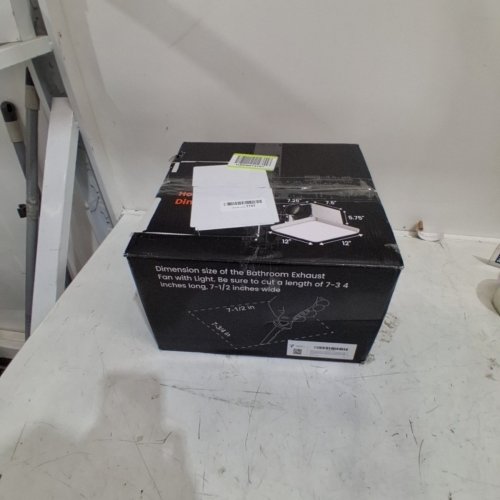 FITOP BATHROOM EXHAUST FAN WITH LIGHT, CEILING MOUNT SHOWER VENTILATION EXHAUST - 3000K TO 5000K / 110CFM / 43W image 4