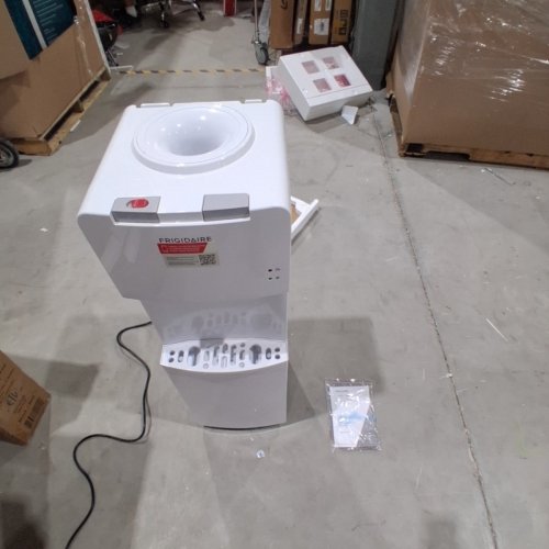 FRIGIDAIRE TOP-LOAD HOT & COLD WATER COOLER/DISPENSER - FITS 3-5 GALLON BOTTLES - WHITE (MODEL: EFWC498) image 3