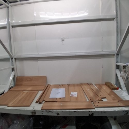 2 - DOOR STORAGE DOOR CABINET - 24.5" X 23.5" - OAK (MODEL: YS-01-OAK) image 2