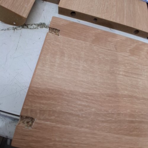 2 - DOOR STORAGE DOOR CABINET - 24.5" X 23.5" - OAK (MODEL: YS-01-OAK) image 4
