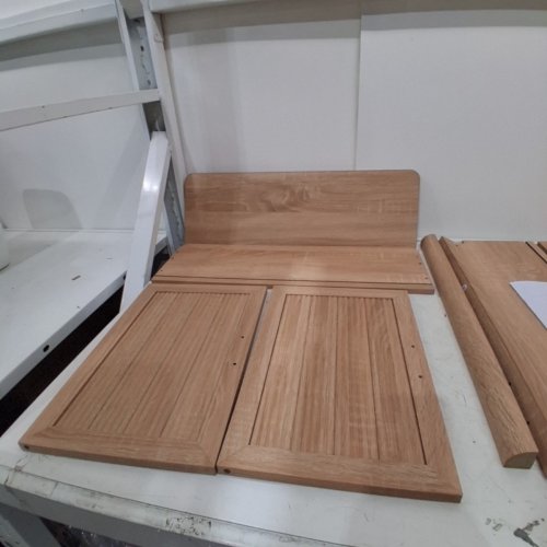 2 - DOOR STORAGE DOOR CABINET - 24.5" X 23.5" - OAK (MODEL: YS-01-OAK) image 5