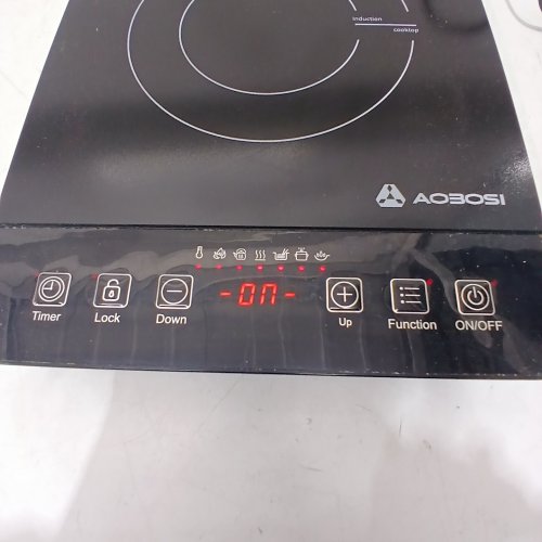 AOBOSI PORTABLE INDUCTION COOKTOP WITH 17 POWER LEVELS AND TIMER - 1800W - BLACK (MODEL: HL-C5) image 2