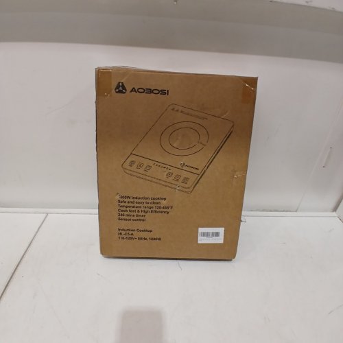AOBOSI PORTABLE INDUCTION COOKTOP WITH 17 POWER LEVELS AND TIMER - 1800W - BLACK (MODEL: HL-C5) image 4