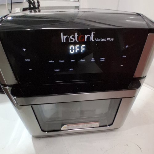 INSTANT POT VORTEX PLUS 10-QUART 7-IN-1 AIR FRYER OVEN WITH ROTISSERIE BASKET - SILVER/BLACK (MODEL: VORTEX PLUS 10) image 3