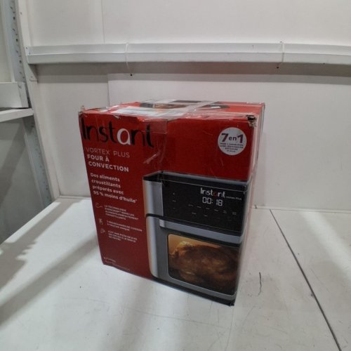 INSTANT POT VORTEX PLUS 10-QUART 7-IN-1 AIR FRYER OVEN WITH ROTISSERIE BASKET - SILVER/BLACK (MODEL: VORTEX PLUS 10) image 6