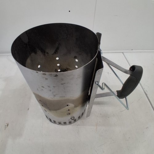 WEBER RAPIDFIRE CHIMNEY STARTER FOR CHARCOAL BRIQUETTES - GREY (MODEL: 7416) image 2
