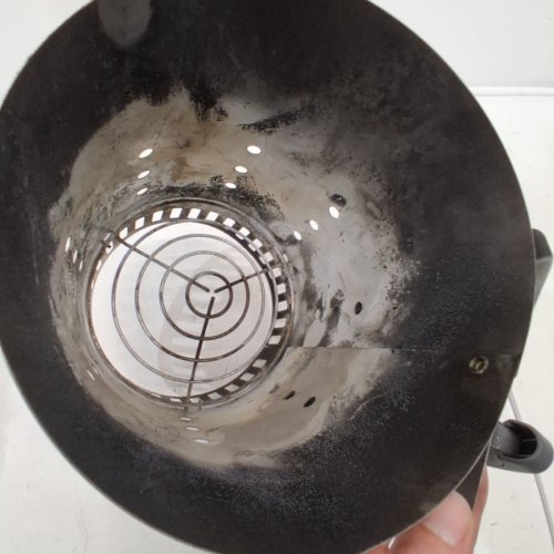 WEBER RAPIDFIRE CHIMNEY STARTER FOR CHARCOAL BRIQUETTES - GREY (MODEL: 7416) image 3