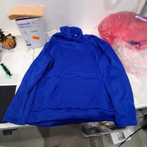 ADULTS HOODIE SWEATER -SMALL- BLUE image 2
