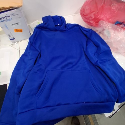 ADULTS HOODIE SWEATER -SMALL- BLUE image 3