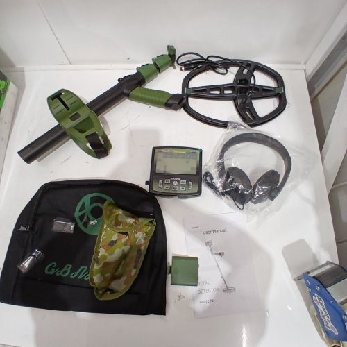 GBNRYG WATERPROOF METAL DETECTOR - 12" | LCD BACKLIGHT | 5 MODES - GREEN - (MODEL: M55Z) image 2