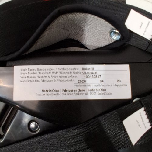 DIONO RADIAN 3R LATCH ALL-IN-ONE CONVERTIBLE CAR SEAT - JET BLACK (MODWEL: 50620-CA-01) image 2