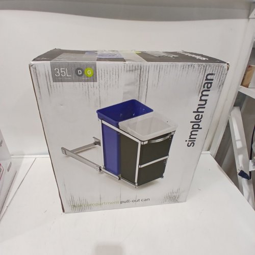 SIMPLEHUMAN 35L UNDER COUNTER KITCHEN PULL-OUT RECYCLER image 4