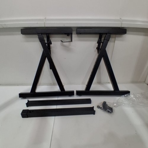PYLE HEAVY DUTY HEIGHT ADJUSTABLE REINFORCED Z KEYBOARD STAND - 54-88 KEY ELECTRIC - BLACK (MODEL: PKST38.5) image 2