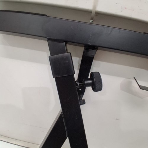 PYLE HEAVY DUTY HEIGHT ADJUSTABLE REINFORCED Z KEYBOARD STAND - 54-88 KEY ELECTRIC - BLACK (MODEL: PKST38.5) image 3
