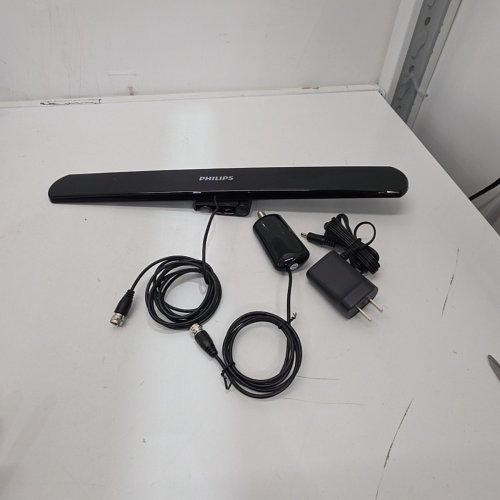 PHILIPS HOVER HD AMPLIFED INDOOR TV ANTENNA - 80KM RANGE - 19" X 4.7" X 2.5" - BLACK (MODEL: SDV7219N/27) image 3