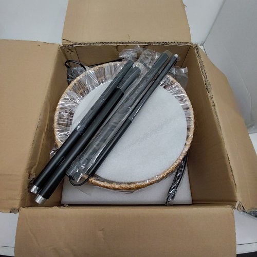 AMBIMALL ARC FLOOR LAMP - BLACK image 2