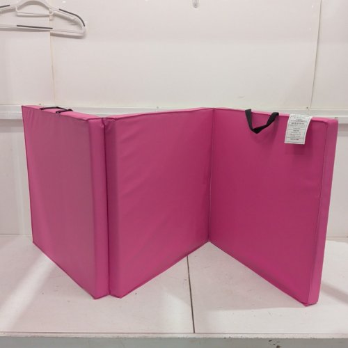 CAP BARBELL ALL PURPOSE FOLDING EXERCISE MAT - 72" X 24" X 2" - PINK (MODEL : MTIS-9263-BL10P) image 2