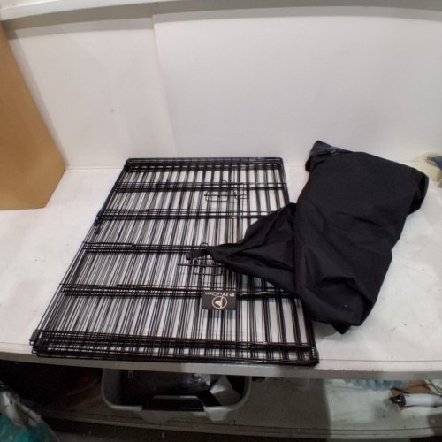 8 PANEL PJYUCIEN METAL FOLDABLE DOG PLAYPEN - 24" X 36" - BLACK image 2