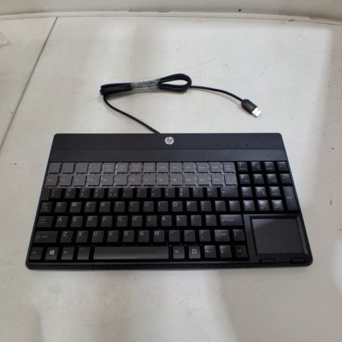 HP POS KEYBOARD WITH INTEGRATED TOUCHPAD | QWERTY LAYOUT | 28 RELEGENDABLE KEYS | 106 KEYS - BLACK (MODEL: SPOS) image 3