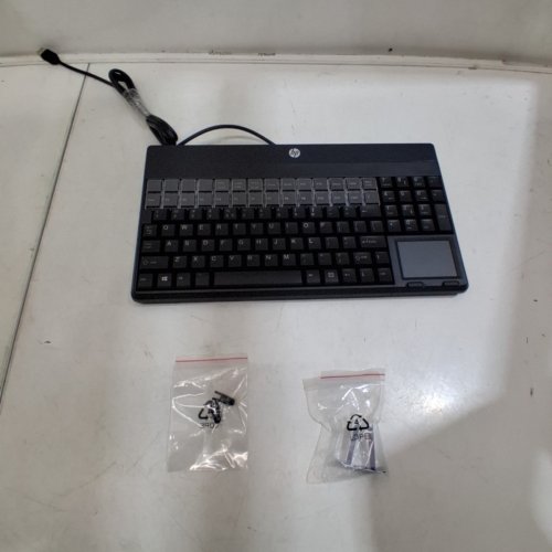 HP POS KEYBOARD WITH INTEGRATED TOUCHPAD | QWERTY LAYOUT | 28 RELEGENDABLE KEYS | 106 KEYS - BLACK (MODEL: SPOS) image 6