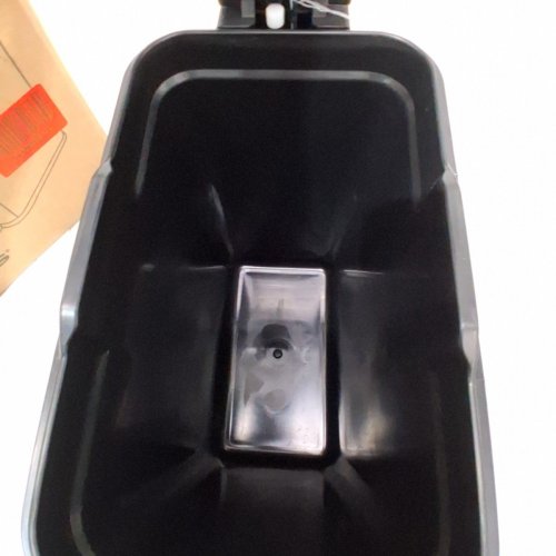 SONGMICS BATHROOM TRASH CAN- 1.3GAL - BLACK (MODEL- LTB560B05) image 3