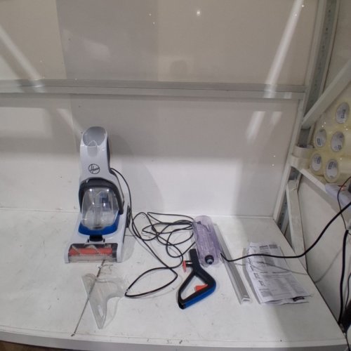 HOOVER CORDED POWERDASH PET COMPACT LIGHTWEIGHT CARPET CLEANER - WHITE/BLUE (MODEL: FH50705VCD) image 4