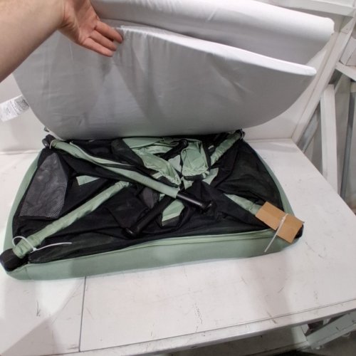 BABYMOOV MOOV & COMFY 3-IN-1 LIGHTWEIGHT TRAVEL CRIB BABY PLAY YARD & INFANT BASSINET - 20LBS MAX - GREEN/GREY (MODEL:A035032_USA-CAN) image 3