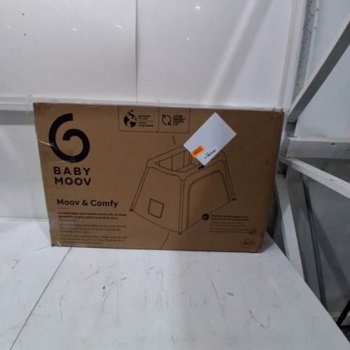 BABYMOOV MOOV & COMFY 3-IN-1 LIGHTWEIGHT TRAVEL CRIB BABY PLAY YARD & INFANT BASSINET - 20LBS MAX - GREEN/GREY (MODEL:A035032_USA-CAN) image 4