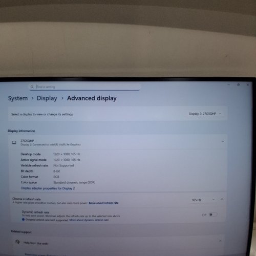 SKYWORTH 27" QHD FAST IPS GAMING MONITOR, DUAL HDMI, HEIGHT ADJUSTABLE STAND | 180HZ, 1MS - BLACK (MODEL: 27G50HP) image 2