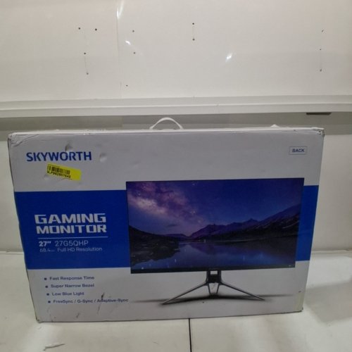 SKYWORTH 27" QHD FAST IPS GAMING MONITOR, DUAL HDMI, HEIGHT ADJUSTABLE STAND | 180HZ, 1MS - BLACK (MODEL: 27G50HP) image 12