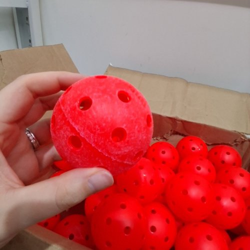 47PK WILSON TRU 32 PRO PICKLEBALL BALLS - RED (MODEL: WR8901501001) image 4