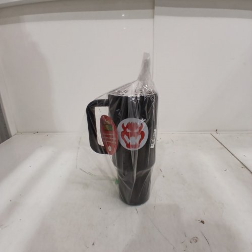 NINTENDO SUPER MARIO BOWSER TUMBLER WITH STRAW - 40OZ - BLACK image 4